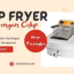 Mesin Deep Fryer Atau Alat Penggorengan Celup Portable Kompor Serbaguna