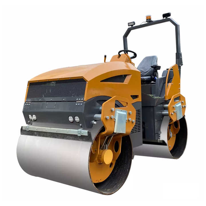 Compactor Road Roller Atau Tandem Roller Mesin Pemadat Hamparan Seperti tanah kerikil beton hot mix atau aspal