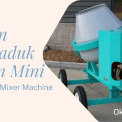 Concrete Mixer Machine Mesin Pengaduk Beton Atau Molen Beton Mengaduk Cor Secara Merata