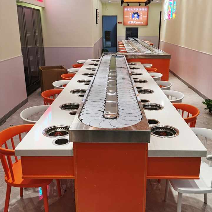 Conveyor Belt Sushi Atau Sushi Belt Conveyor Adalah Sabuk Conveyor Sushi Untuk Rumah Makan, Cafe atau Restoran