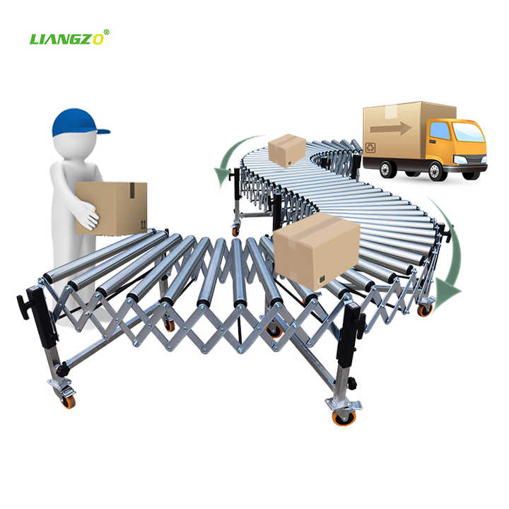 Mesin Roller Conveyor Sistem Roll Untuk Industri Food and Beverages Chemical Farmasi Packaging Cosmetics Automotive