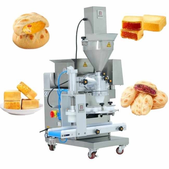 Encrusting Machine Mesin Pencetak Kue Nastar Otomatis Untuk Produksi Kue Nastar Lezat dan Berkualitas Dalam Jumlah Banyak