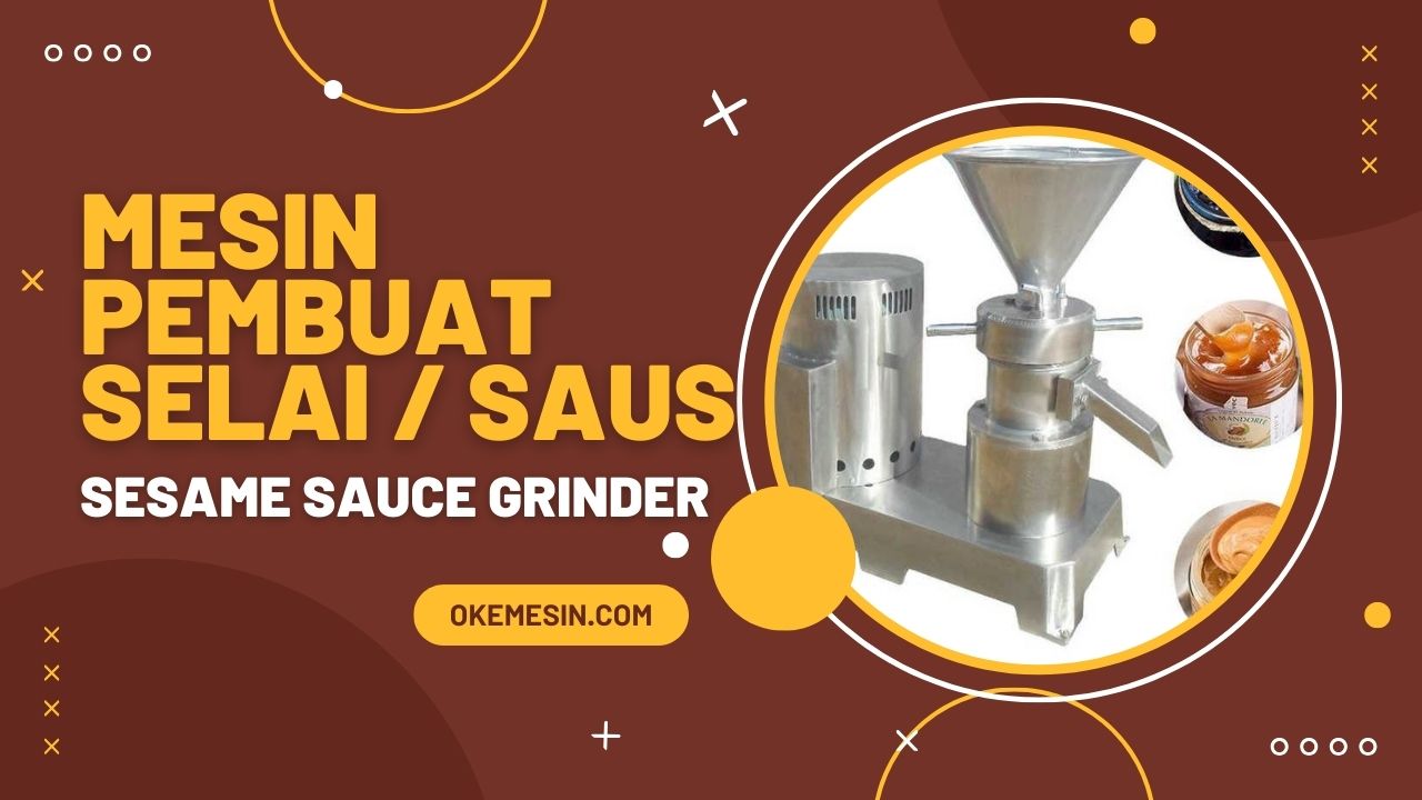 Sesame Sauce Grinder Mesin Pembuat Saus Atau Mesin Pembuat Selai Otomatis Untuk Dunia Kuliner