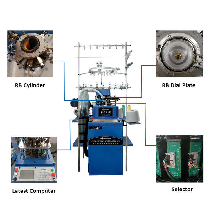 Automatic Sock Making Machine Mesin Pembuat Kaos Kaki atau Mesin Rajut Kaos Kaki Otomatis Terbaru