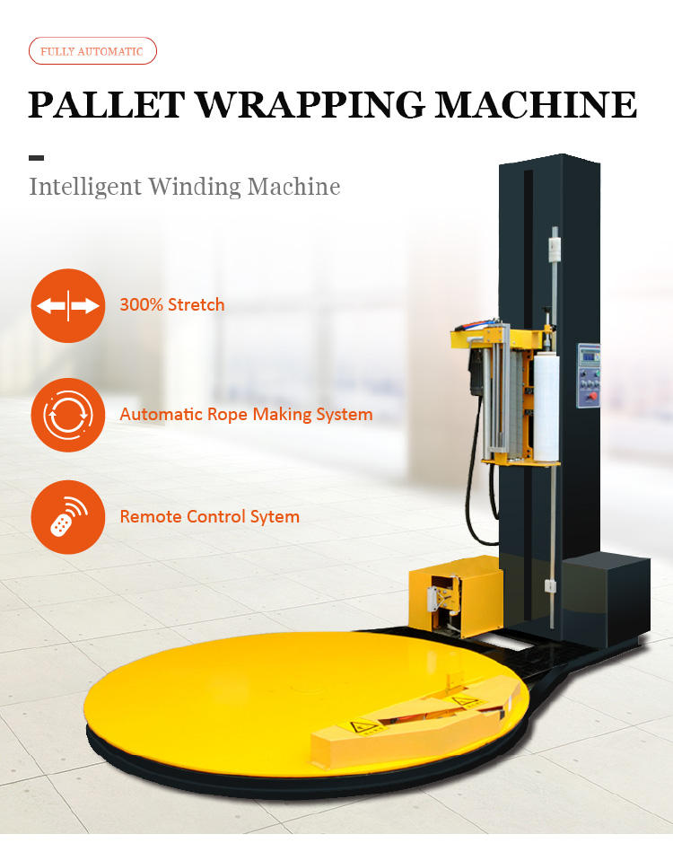 Automatic Pallet Wrapping Machine Atau Mesin Wrapping atau Pembungkus Pallet Otomatis Untuk Dunia Industri