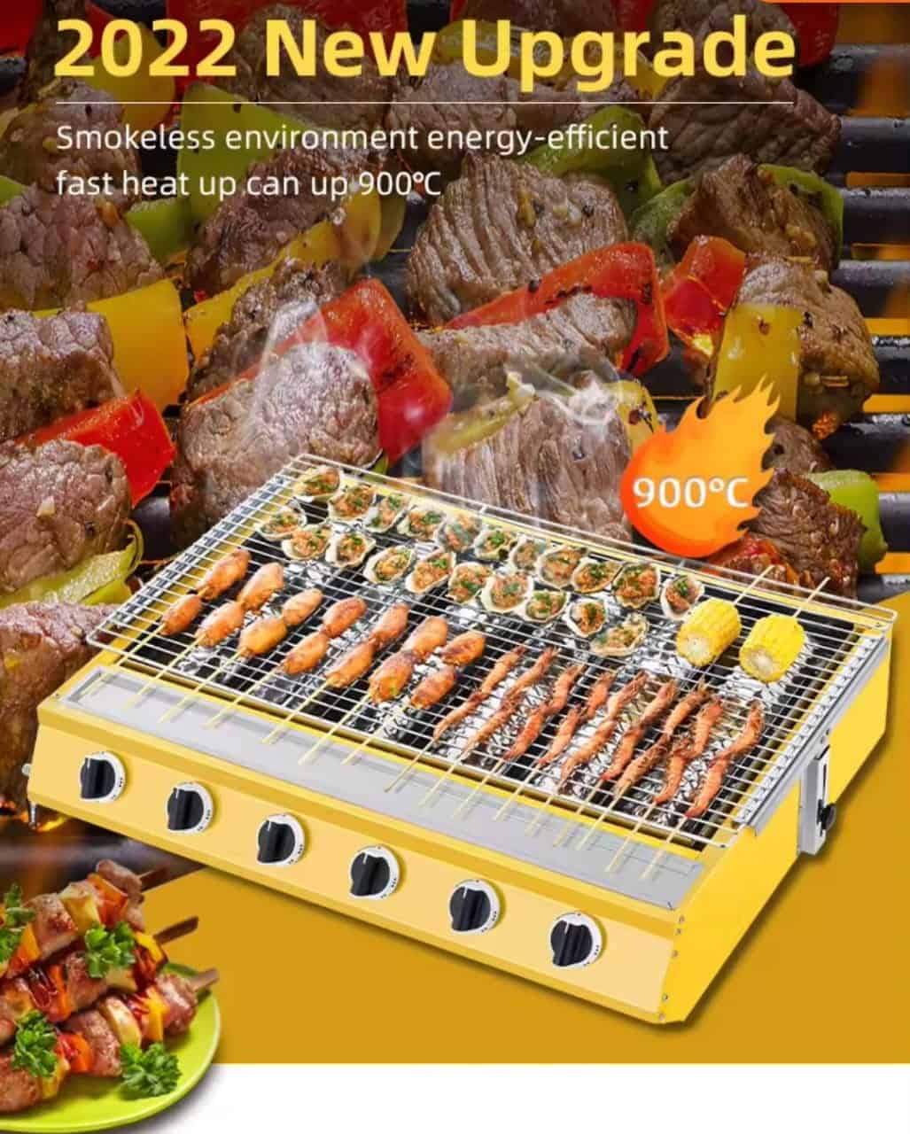 Mesin Pemanggang BBQ Otomatis atau Automatic BBQ Grilling Machine